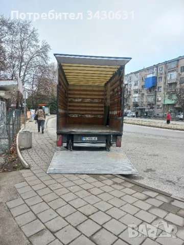 камион с падащ борд и палетна количка , снимка 2 - Транспортни услуги - 48622291