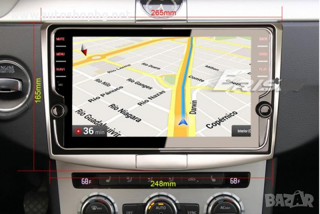 Навигация АНДРОИД VW Passat B6/B7/CC 2008-2015, снимка 3 - Навигация за кола - 28025875