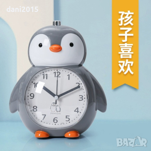 Детски часовник, нощна лампа Пингвин, снимка 1 - Други - 44741472