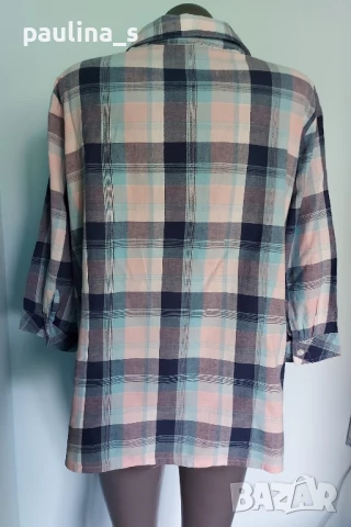 Три броя различни / Дамска риза в каре / памук и пясъчна коприна , снимка 16 - Ризи - 36563946