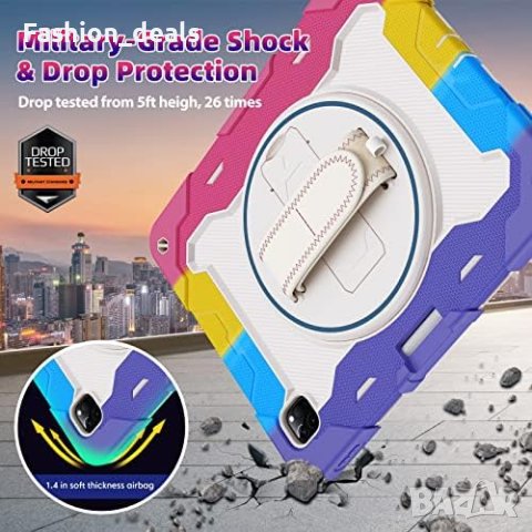 Нов калъф за iPad Pro 12.9 /6,5,4,3-то поколение с екранен протектор/Деца, снимка 3 - Таблети - 41479027