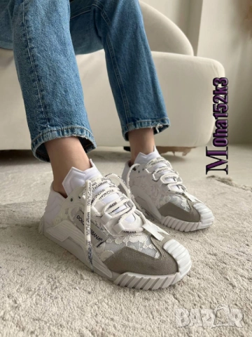 дамски маратонки от естествен велур dolce gabbana, снимка 5 - Маратонки - 51440994