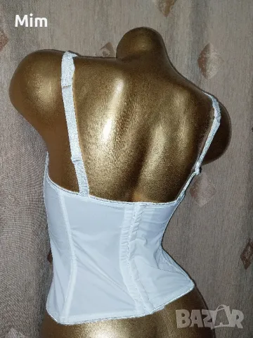 80 С Бял дантелен корсет, снимка 6 - Корсети, бюстиета, топове - 50062544