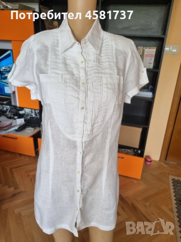 Дамска ленена риза/ рокля, размер М