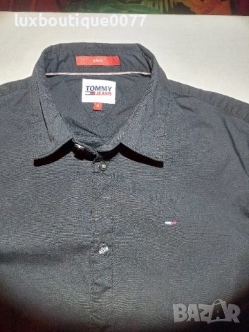 Чисто нова без етикет мъжка риза Tommy Jeans M, снимка 3 - Ризи - 51636356