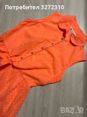 Неонова детска рокля H&M / рокля за момиче, снимка 3 - Детски рокли и поли - 42038953