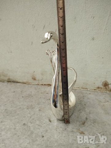 посребрен лъжичник - лебед, снимка 2 - Други - 42560918