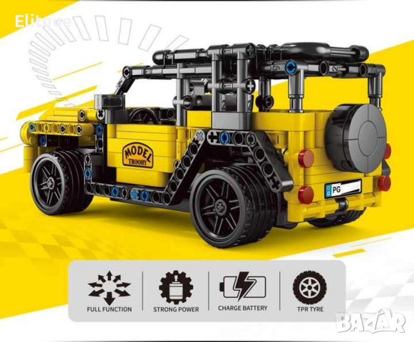 Създай и управлявай сам - Строителен блок RC автомобил 446 части, снимка 2 - Коли, камиони, мотори, писти - 52778334