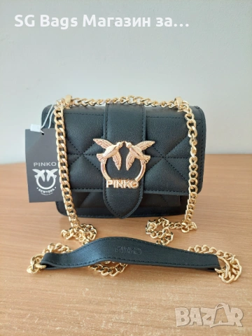 Pinko дамска чанта през рамо стилна чанта  код 133, снимка 6 - Чанти - 39836531