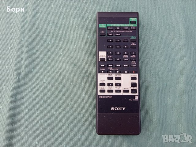 SONY RECEIVER RM-U242 Дистанционно
