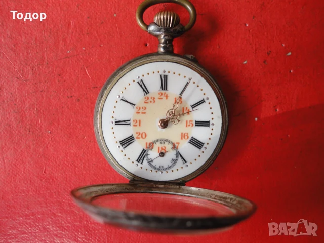 Невероятен сребърен джобен часовник , снимка 15 - Джобни - 50459314