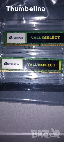 KIT RAM CORSAIR 2X4GB 1600MHZ DDR3, снимка 2 - RAM памет - 53251477