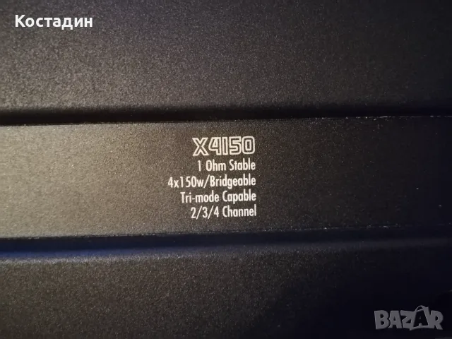 Авто усилвател Crunch Power One X4150, снимка 3 - Аксесоари и консумативи - 55922690