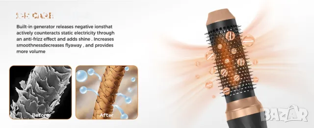 Четка- сешоар 6 в 1 за коса Yitrust, снимка 11 - Сешоари - 48273036