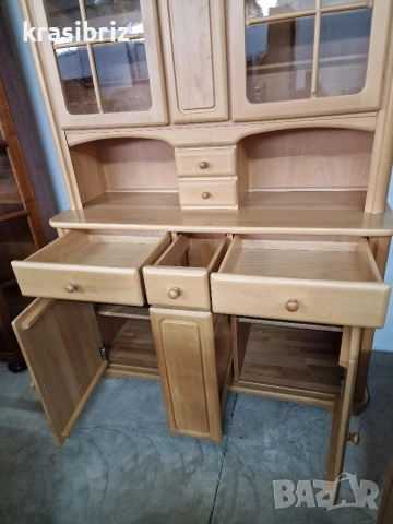 Масивна Витрина -внос от Германия! , снимка 5 - Секции и витрини - 53521916