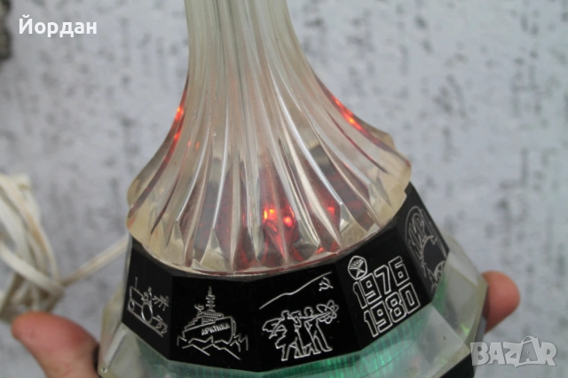 СРРР нощна лампа 1970-та година, снимка 12 - Настолни лампи - 53828851
