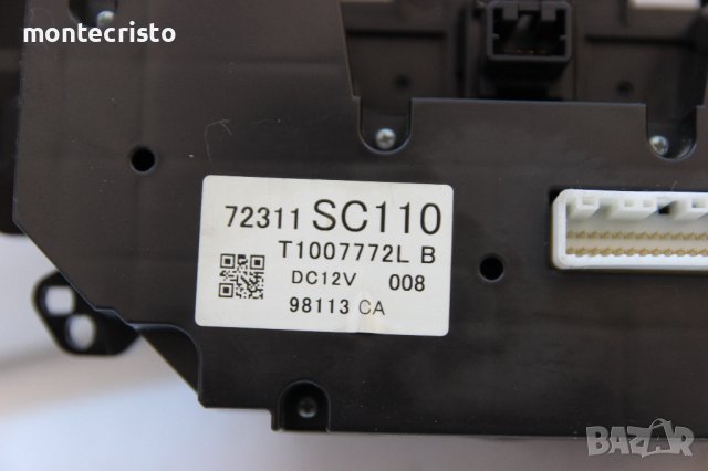 Панел климатик Subaru Impreza (2008-2012г.) 72311SC110 / T1007772L B / T1007772LB / 72311 SC110, снимка 4 - Части - 40357803