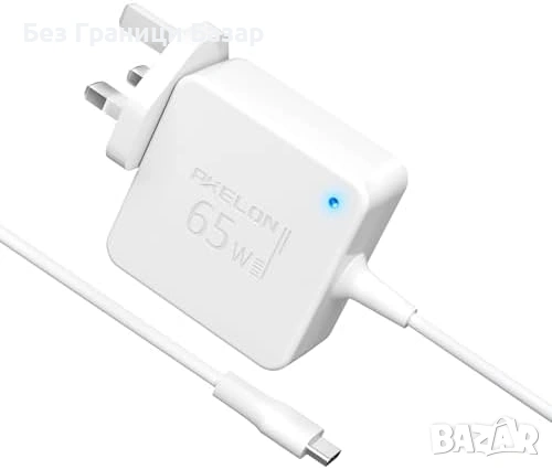 Ново Универсално 65W USB-C PD зарядно за MacBook Dell HP Lenovo лаптоп