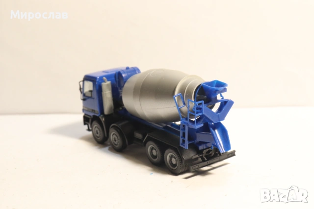 HERPA 1/87 MERCEDES ACTROS БЕТОНОВОЗ МИКСЕР КАМИОН МОДЕЛ, снимка 8 - Колекции - 53664805