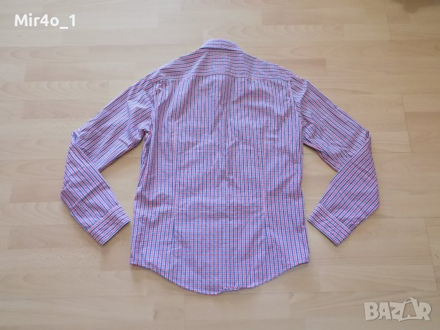 риза hugo boss тениска блуза потник яка оригинална мъжка размер L, снимка 2 - Ризи - 40140582