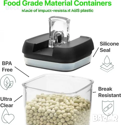 Комплект от 7 херметични контейнера – сигурно съхранение и перфектна организация, снимка 5 - Други - 48930747