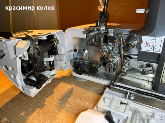 4-конечен немски оверлог "Medion Micromaxx", снимка 4 - Шевни машини - 52620597