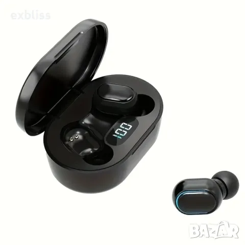 Безжични слушалки E6S С Bluetooth 5.0 с калъф за зареждане, снимка 3 - Слушалки и портативни колонки - 49167909