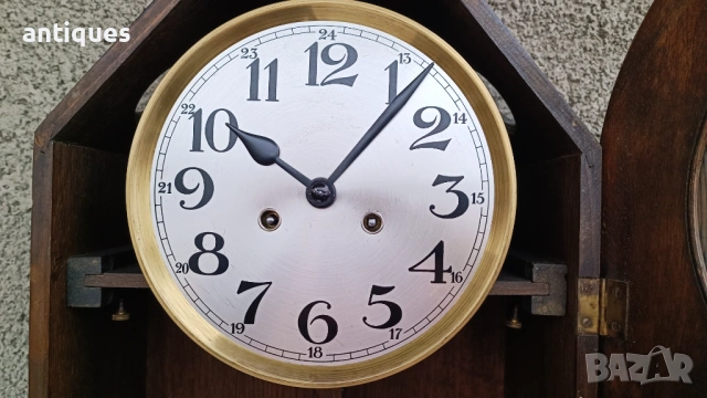 Стар стенен часовник - Mauthe - Germany -Антика - 1920" год., снимка 9 - Антикварни и старинни предмети - 53266969