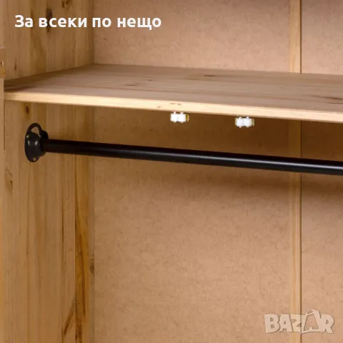 Гардероб с 3 врати, 118x50x171,5 см, бор, Panama Range, снимка 3 - Гардероби - 48230912