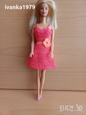 Дрехи за кукла Барби Barbie нови ръчно изработени, Рокли Барби , снимка 14 - Кукли - 42483158