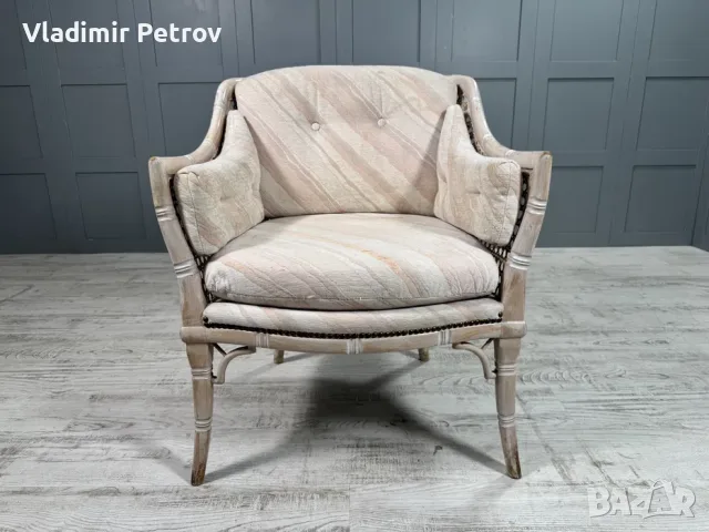 Кресло - ратан, масив В007, снимка 3 - Дивани и мека мебел - 56022578