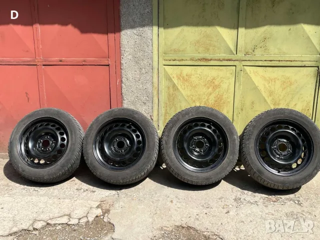 Оригинални метални джанти с зимни гуми 205/55/16