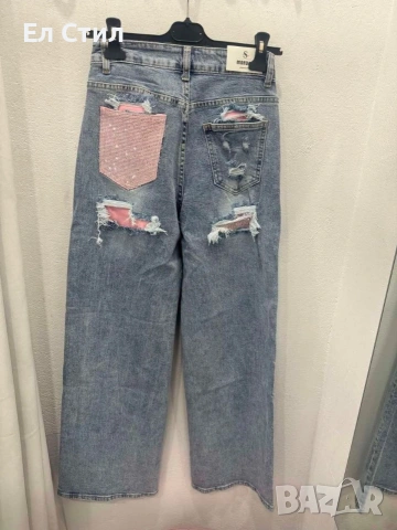 💎Хит модел дънки XS S M L XL Цена:56 евро Еконт, снимка 4 - Дънки - 53708743