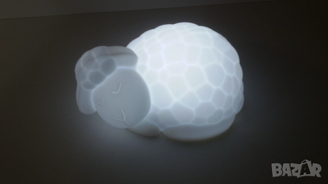 Нощна лампа овца с батерии