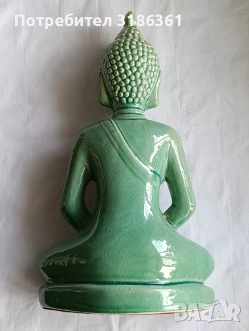 Оригинална статуя на Буда 28.5х 17.9 см. NL.Амстердам , снимка 2 - Статуетки - 53518980