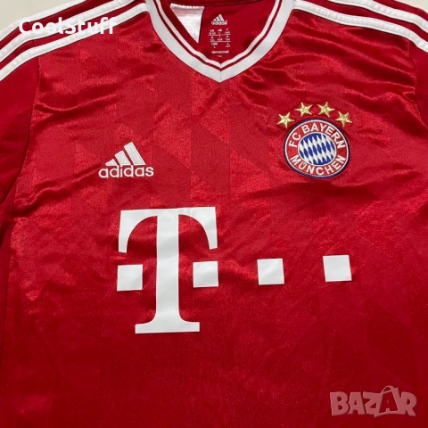 Оригинална Adidas Bayern Munchen 2013/14 Тениска Размер 13-14 г, снимка 2 - Детски тениски и потници - 53848136