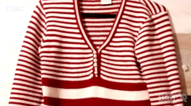 Нова,нежна блуза ,с мека поло яка, снимка 7 - Блузи с дълъг ръкав и пуловери - 48901693