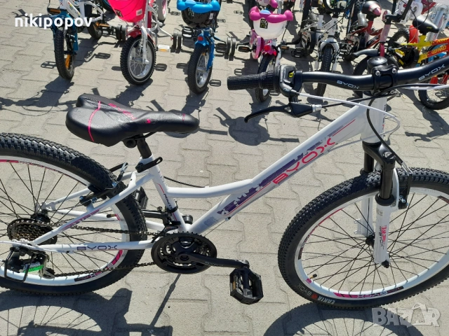 BYOX Велосипед 24" PRINCESS бял, снимка 4 - Велосипеди - 53848674