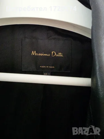 Кожено яке Massimo Dutti, снимка 3 - Якета - 56275851
