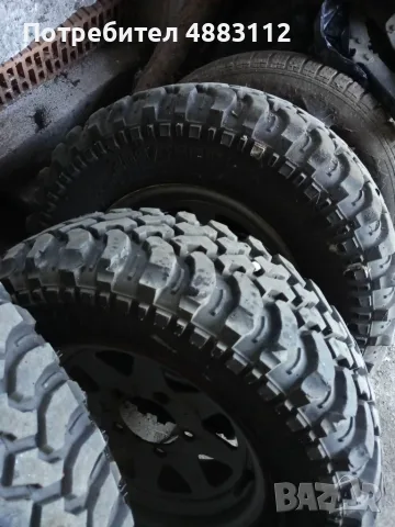 Продавам гуми с джанти за лада нива, снимка 4 - Автомобили и джипове - 56140580