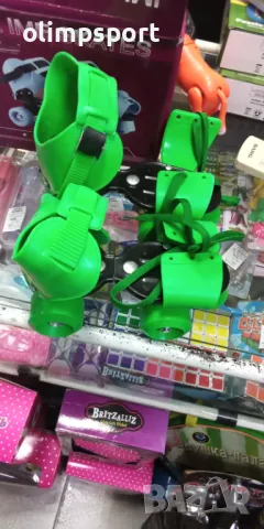 ролкови кънки нови в кутия метална шина растяга се 32 - 41 номер силиконови колела до 60 кг носимост