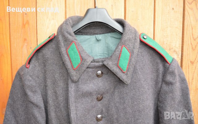 Зимен войнишки шинел черен цвят за ръст 175-180 см, снимка 2 - Антикварни и старинни предмети - 41098829