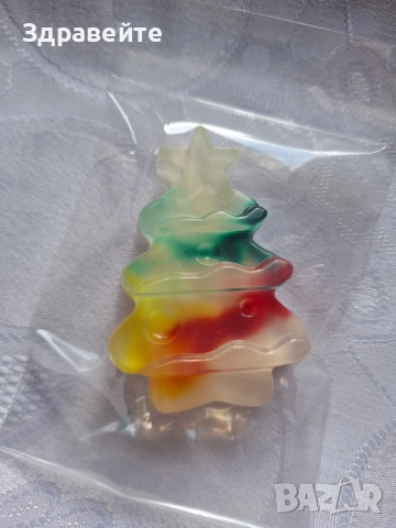 Коледни глицеринови сапунчета за подаръци, снимка 17 - Декорация за дома - 52634405