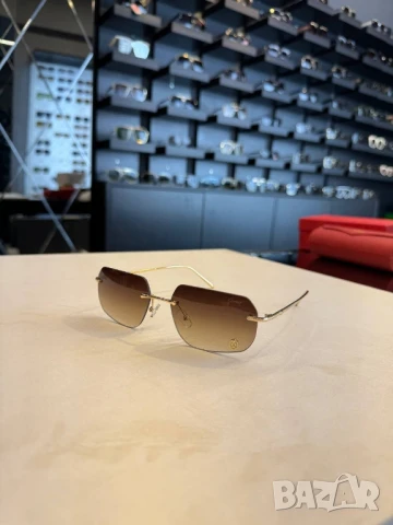 очила с черен обикновен калъф и ув защита cartier ysl saint laurent , снимка 15 - Слънчеви и диоптрични очила - 51301244