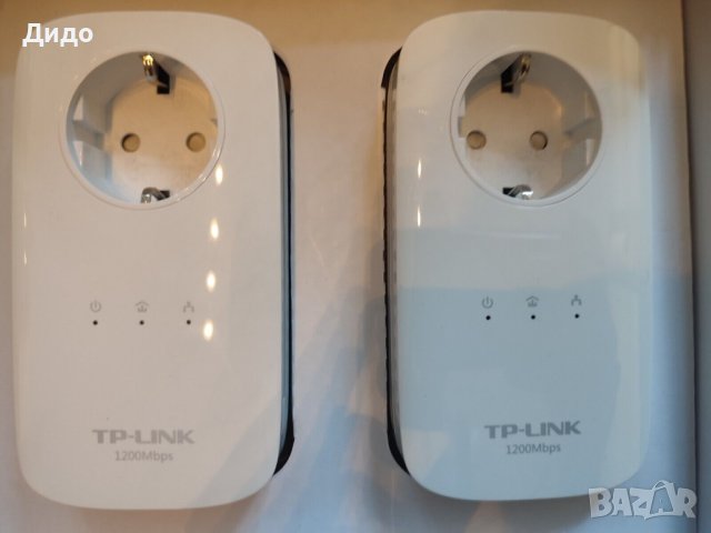 TP-Link TL-PA8030P KIT, Powerline интернет по домашната електрическа мрежа, адаптер в отлично състоя, снимка 2 - Мрежови адаптери - 44459539