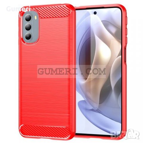 Motorola Moto G31 Противоударен силиконов Гръб - Карбон, снимка 5 - Калъфи, кейсове - 35891198