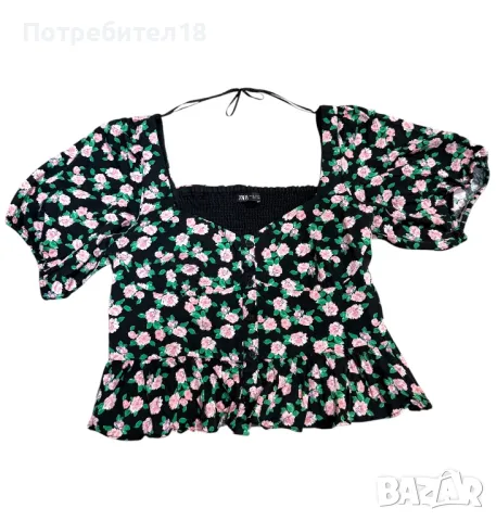 Zara/ Зара бюстие къса блузка, снимка 1