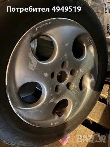 Лети джанти MOMO 15" 5х100 със зимни гуми Michelin Alpin 6 (за Голф 4, Ауди 3, снимка 2 - Гуми и джанти - 56081148
