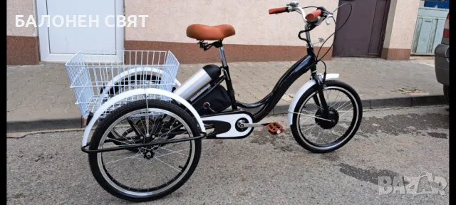 Промоция Електрически Велосипед Хибрид Триколка 20”, 36v 350w 10.5 Ah, снимка 11 - Велосипеди - 50061204
