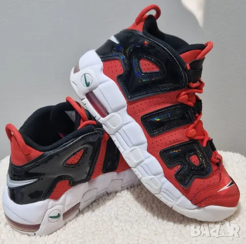 Nike Air More Uptempo I Got Next Red Black, 40 номер, обувани един път. Като нови. ОРИГИНАЛНИ